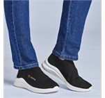 Unisex Comfort Slip-on Sneaker Black White
